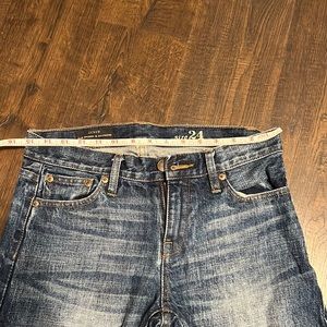J Crew broken in boyfriend jeans sz 24